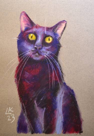 Original Cats Drawings by Lada Kholosho