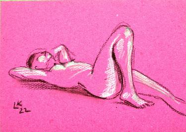 Study nude studio woman sketch #2 thumb