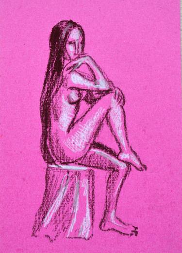 Study nude studio woman sketch #11 thumb