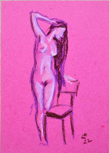 Study nude studio woman sketch #12 thumb