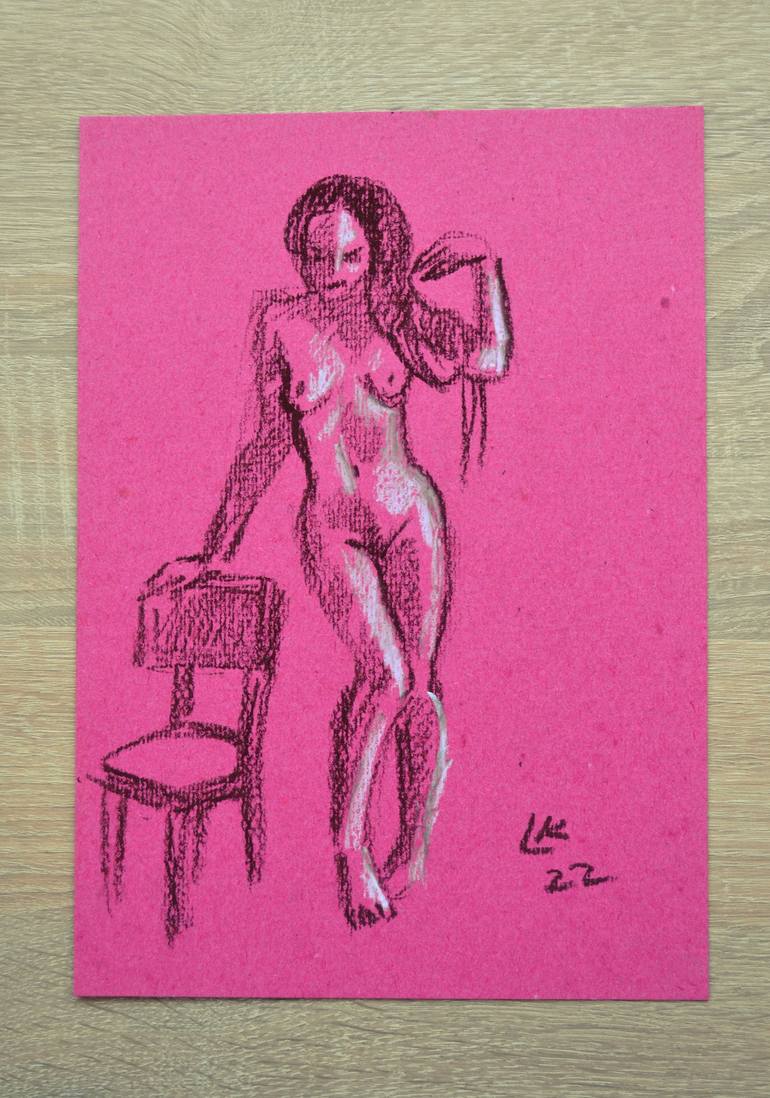 Original Body Drawing by Lada Kholosho