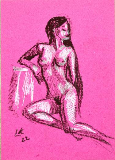 Study nude studio woman sketch #14 thumb