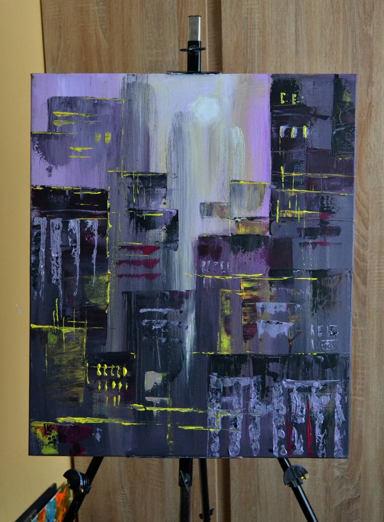 Original Contemporary Abstract Painting by Lada Kholosho