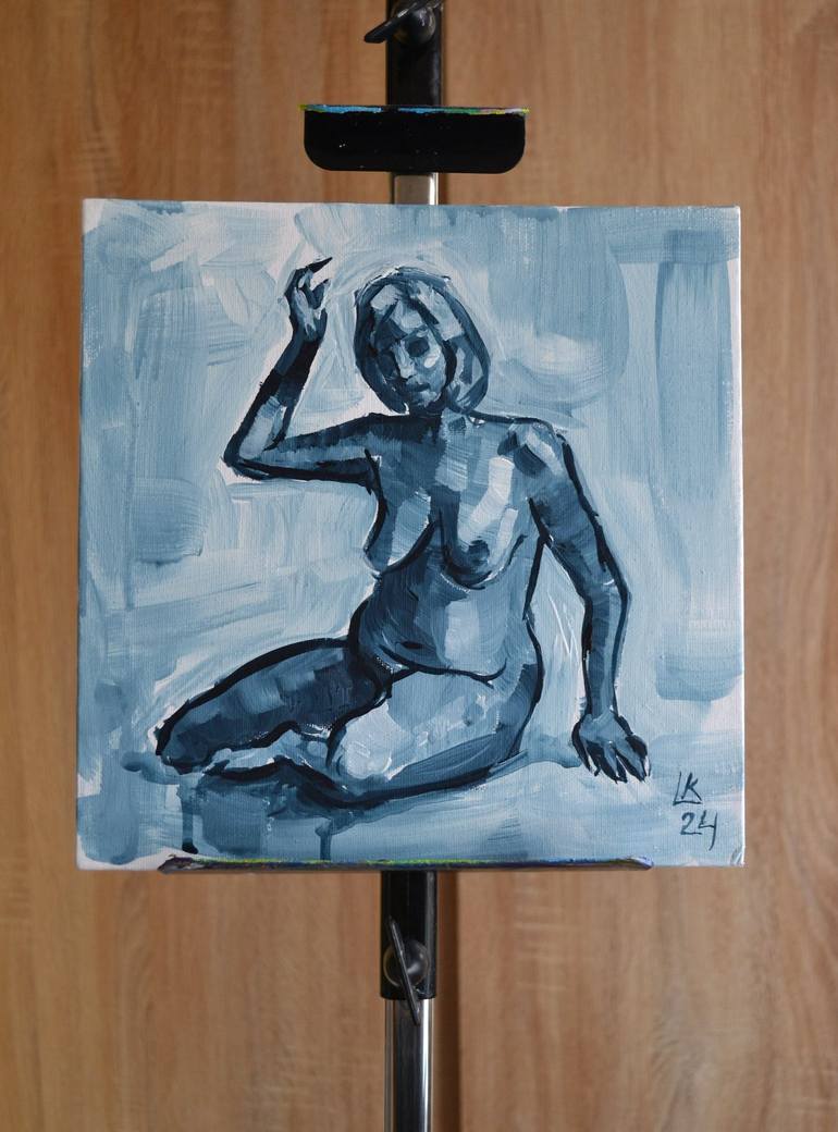 Original Nude Painting by Lada Kholosho