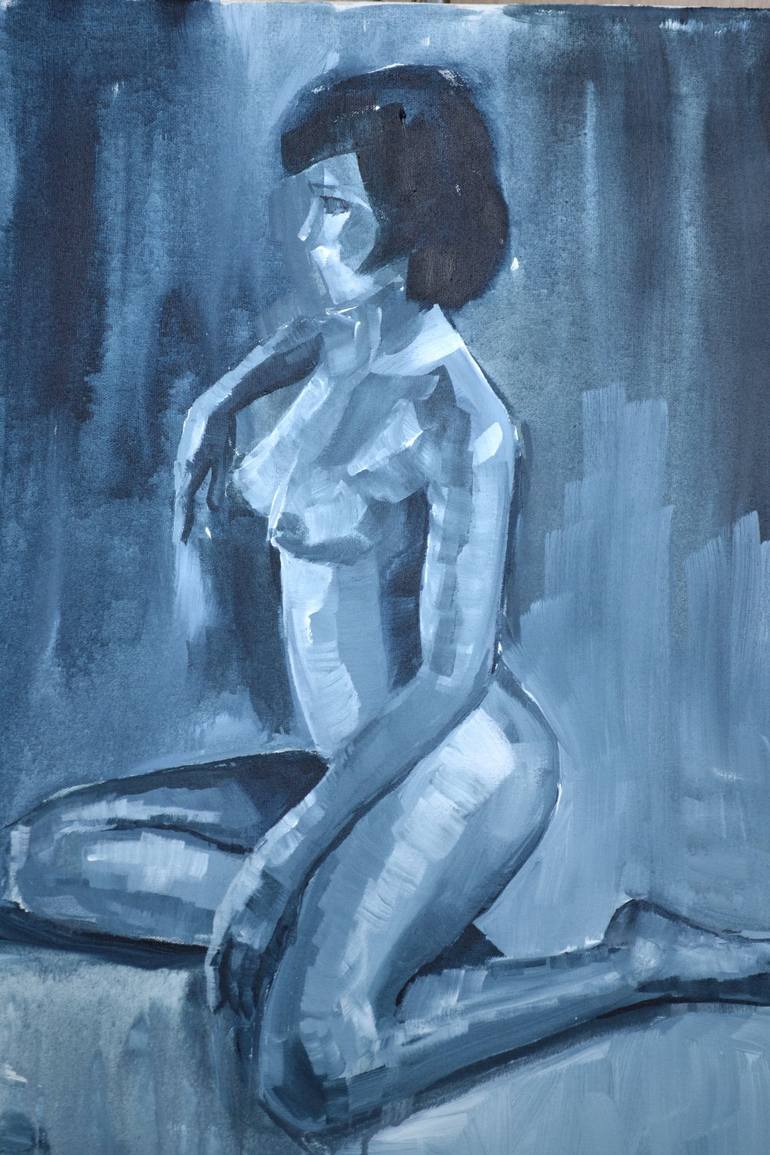 Original Nude Painting by Lada Kholosho