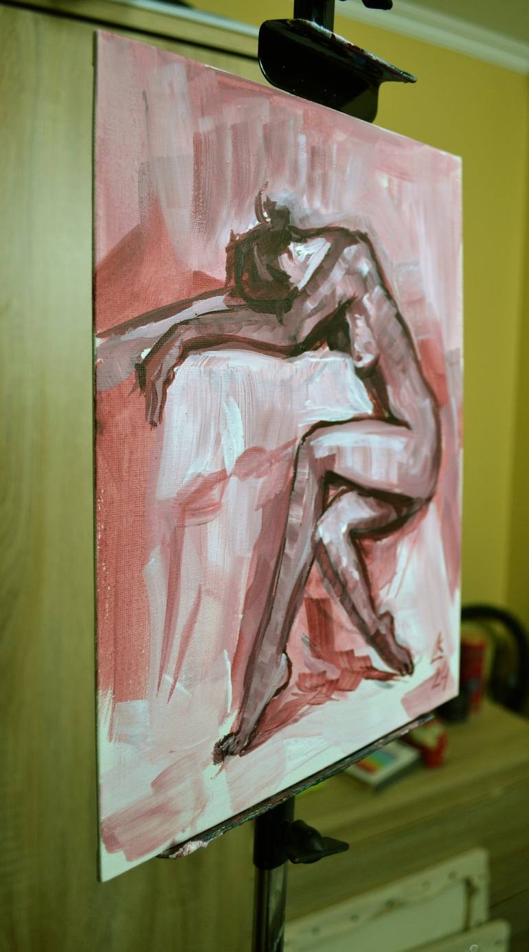 Original Nude Painting by Lada Kholosho