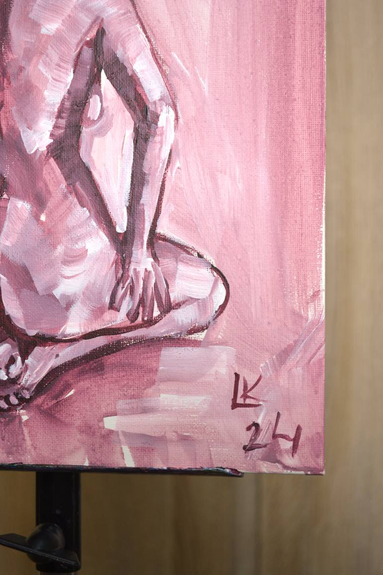 Original Abstract Nude Painting by Lada Kholosho