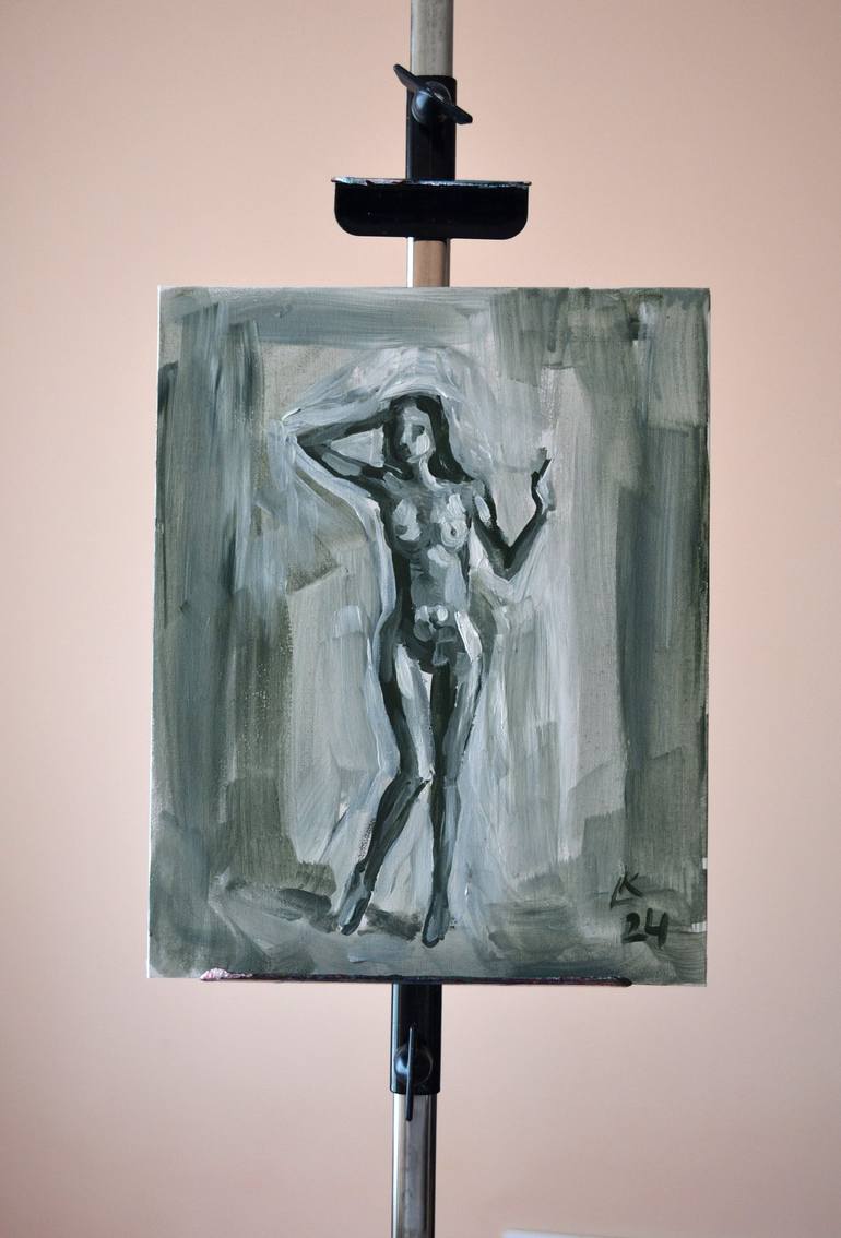 Original Nude Painting by Lada Kholosho