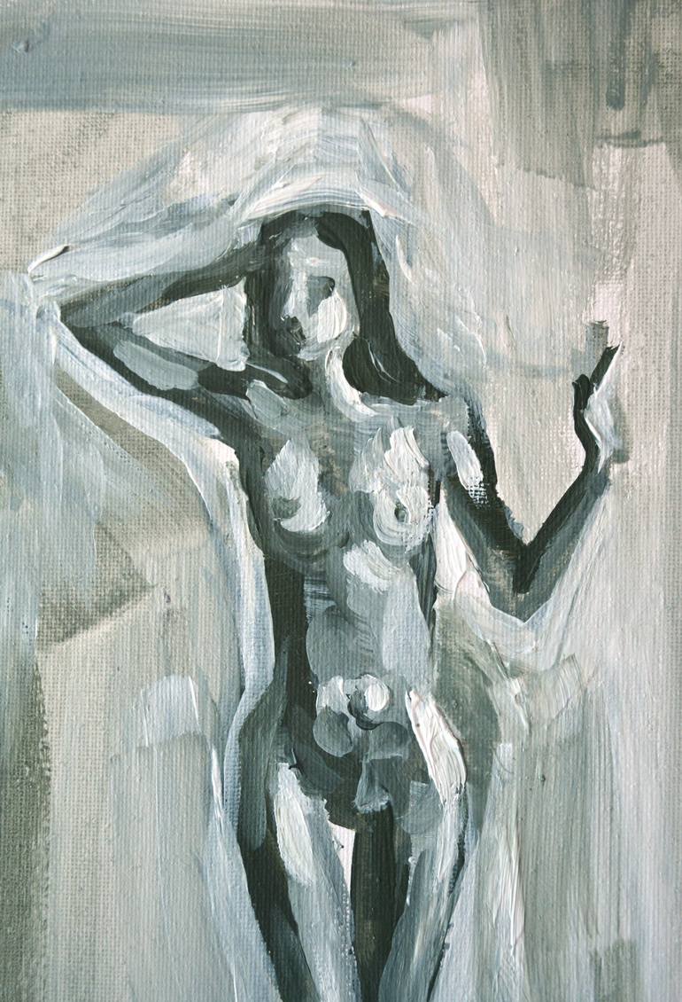 Original Nude Painting by Lada Kholosho