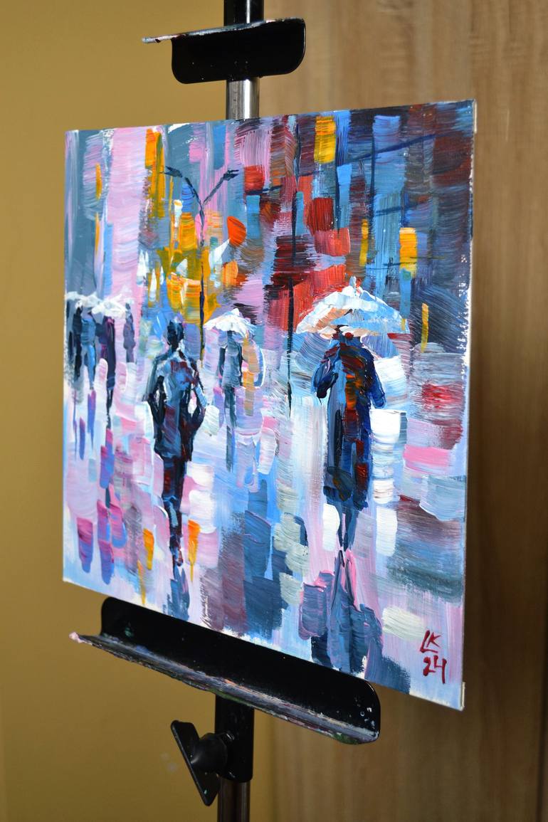 Original Cities Painting by Lada Kholosho