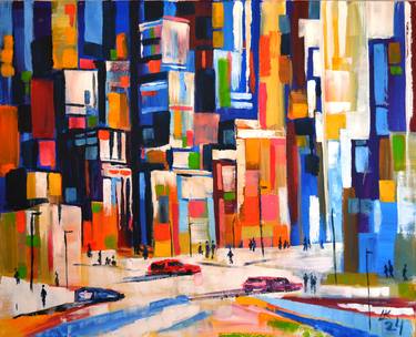 Print of Cities Paintings by Lada Kholosho