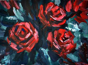 Print of Abstract Garden Paintings by Lada Kholosho