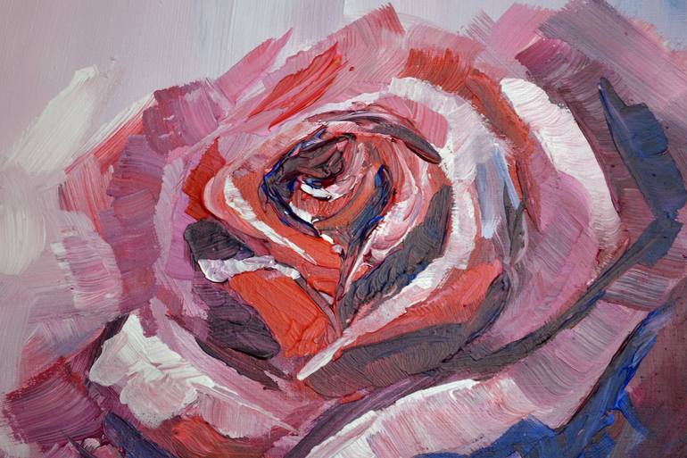 Original Floral Painting by Lada Kholosho