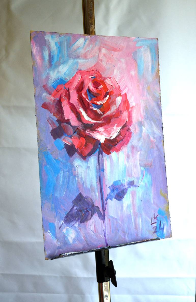 Original Floral Painting by Lada Kholosho