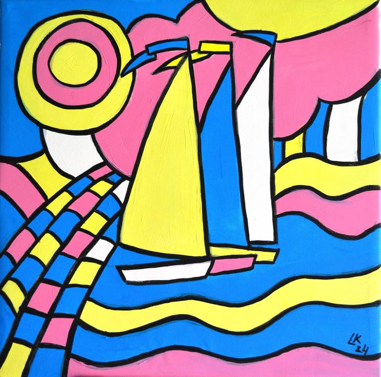 Print of Contemporary Abstract Paintings by Lada Kholosho