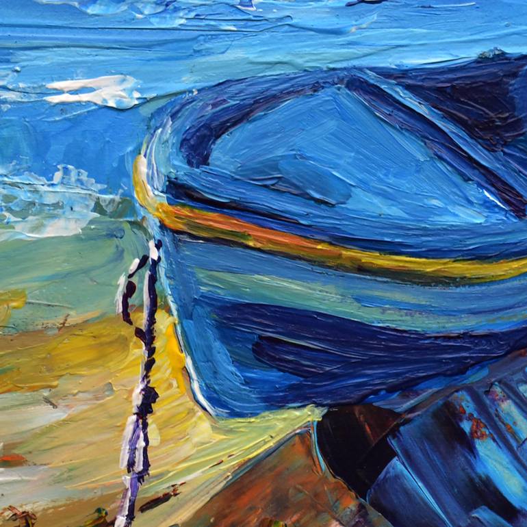 Original Contemporary Seascape Painting by Lada Kholosho