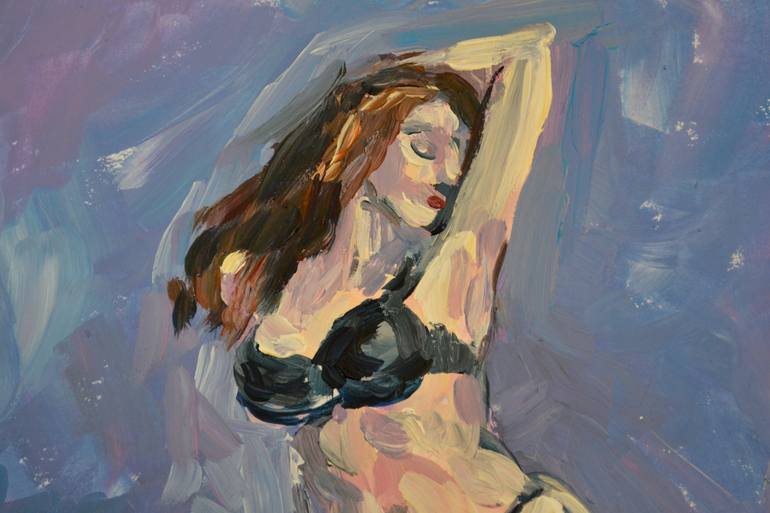 Original Contemporary Women Painting by Lada Kholosho