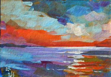 Print of Abstract Expressionism Seascape Paintings by Lada Kholosho