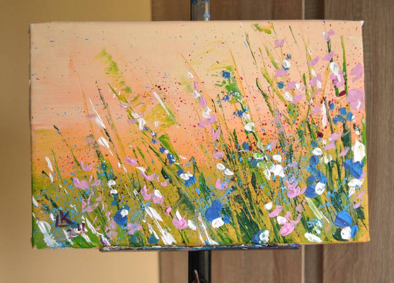Original Contemporary Abstract Painting by Lada Kholosho