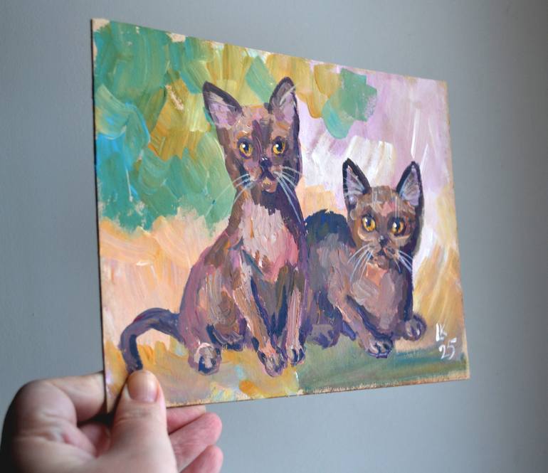 Original Contemporary Animal Painting by Lada Kholosho