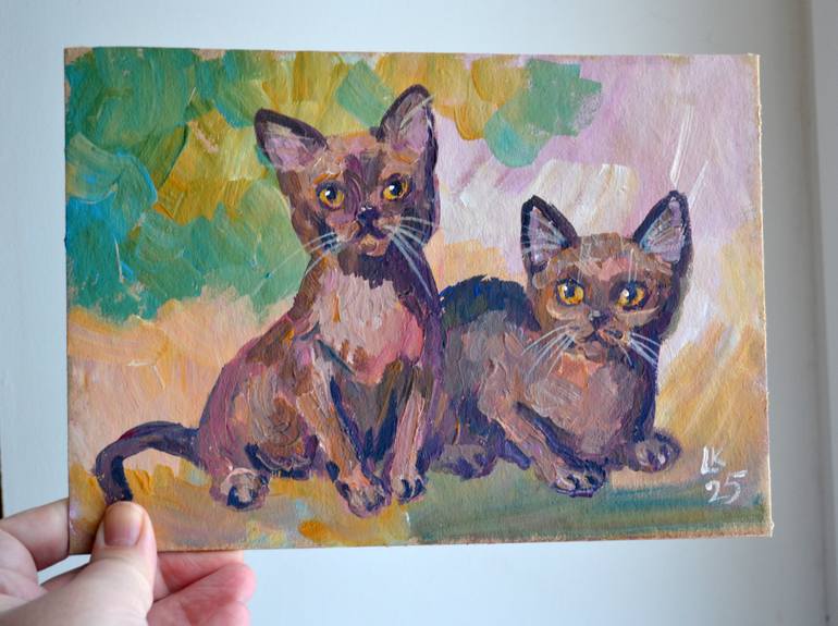 Original Contemporary Animal Painting by Lada Kholosho