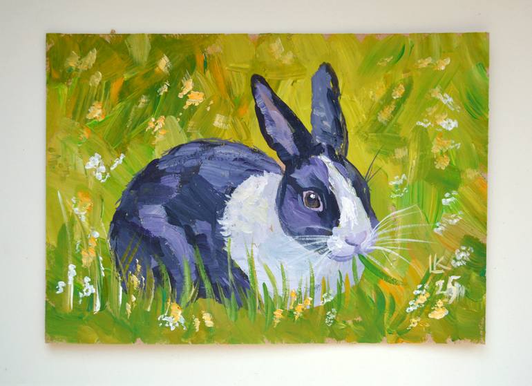 Original Contemporary Animal Painting by Lada Kholosho