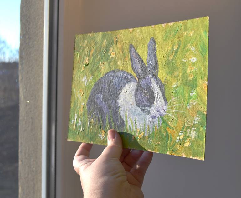 Original Contemporary Animal Painting by Lada Kholosho