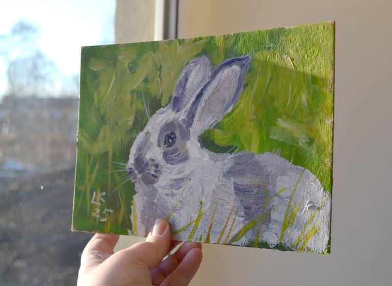 Original Contemporary Animal Painting by Lada Kholosho
