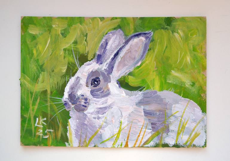 Original Contemporary Animal Painting by Lada Kholosho