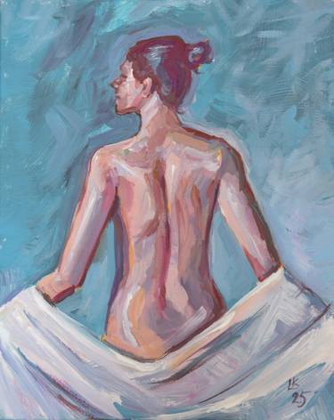 Original Abstract Nude Painting by Lada Kholosho