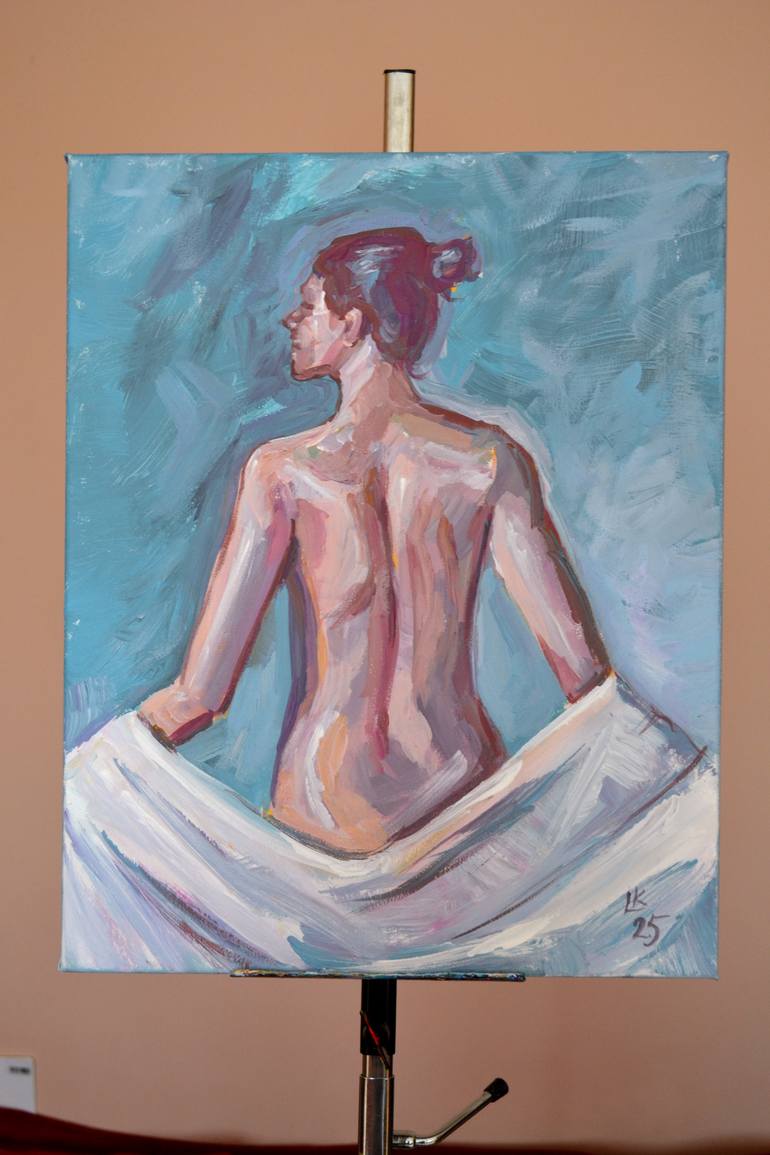 Original Abstract Nude Painting by Lada Kholosho