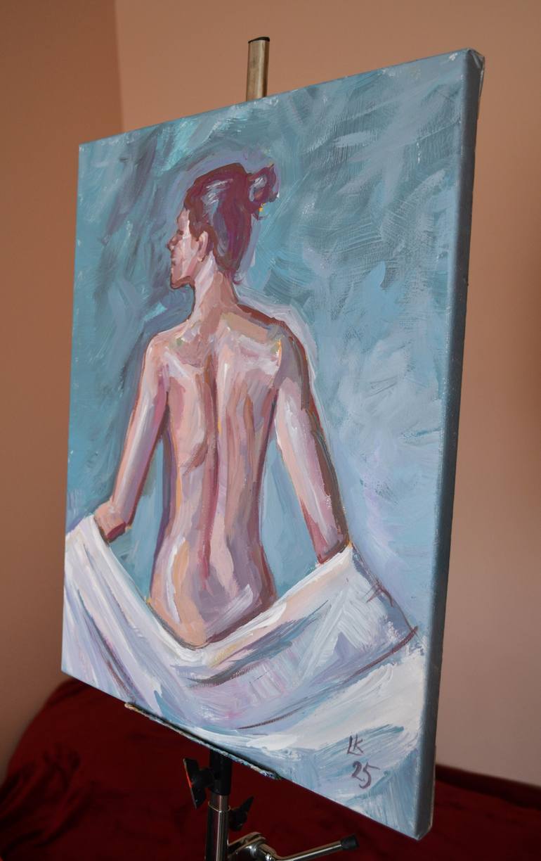 Original Abstract Nude Painting by Lada Kholosho
