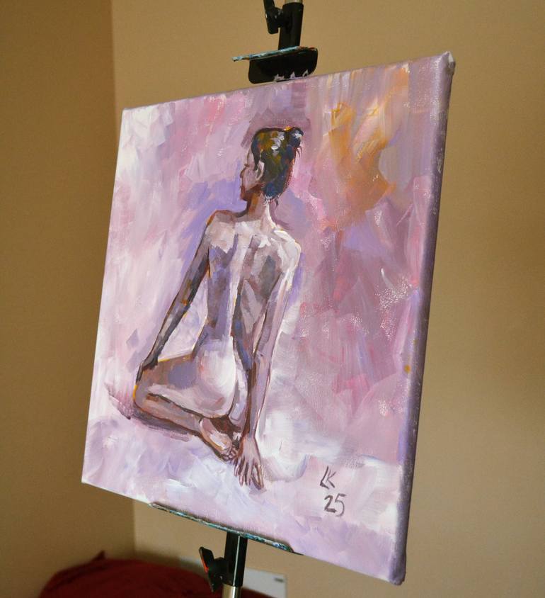 Original Abstract Nude Painting by Lada Kholosho