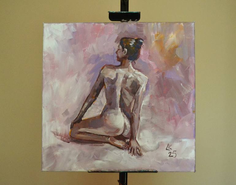 Original Abstract Nude Painting by Lada Kholosho