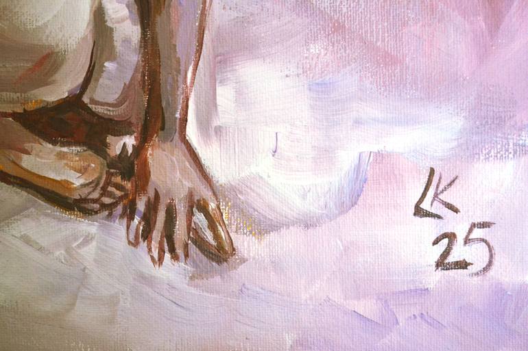 Original Abstract Nude Painting by Lada Kholosho