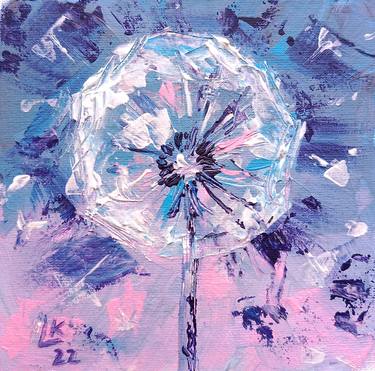 Original Abstract Floral Paintings by Lada Kholosho