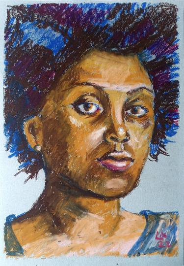 African woman portrait thumb