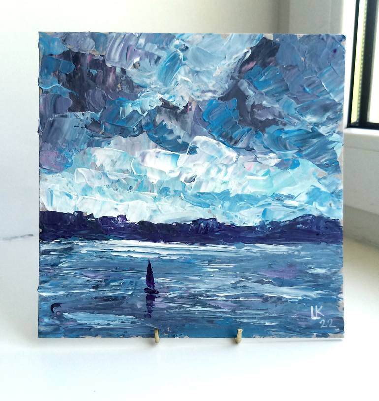 Original Seascape Painting by Lada Kholosho