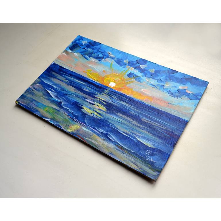 Original Seascape Painting by Lada Kholosho