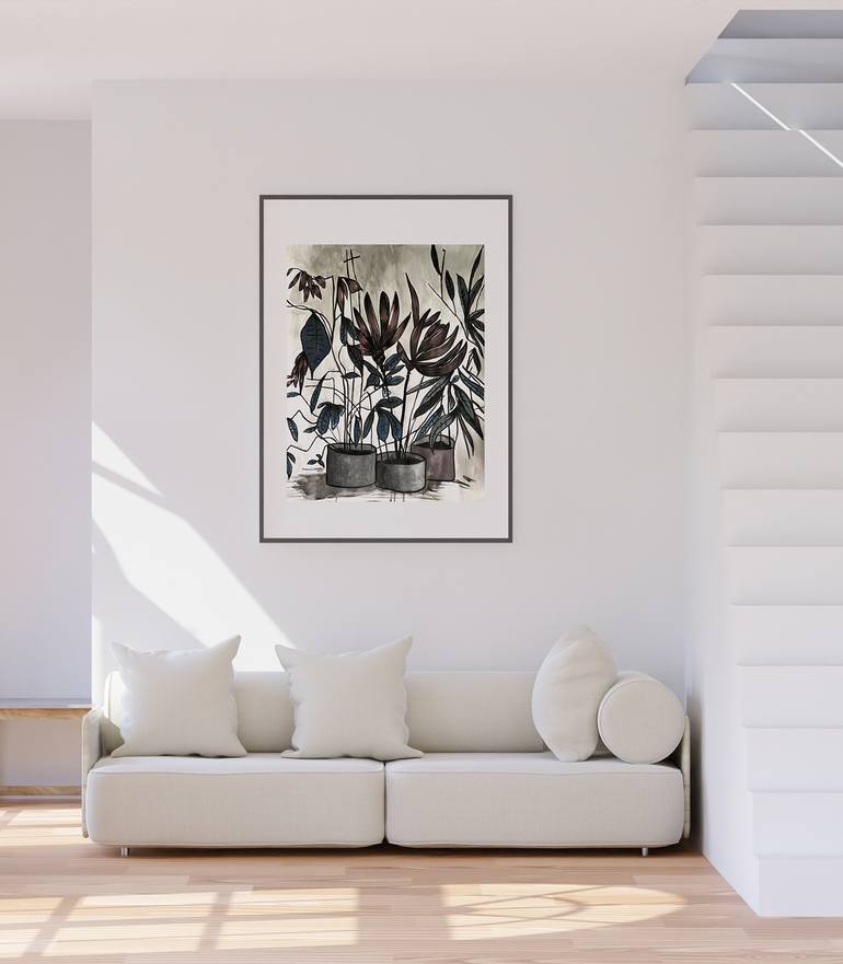 Original Figurative Botanic Painting by Frank Ganter