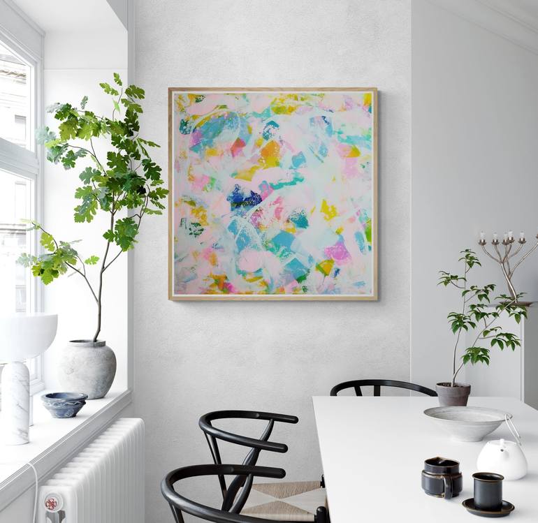 Original Abstract Expressionism Abstract Painting by Patricia Von Andersen