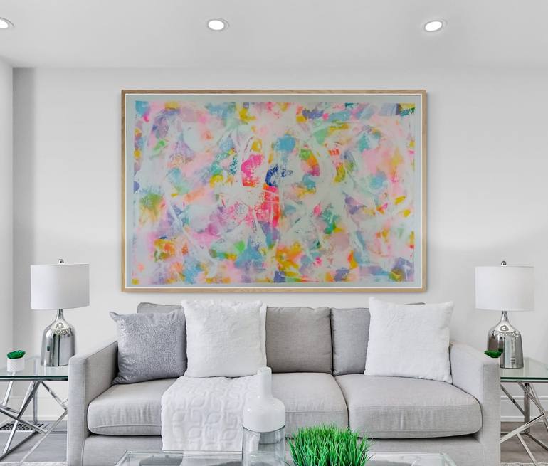 Original Abstract Expressionism Abstract Painting by Patricia Von Andersen