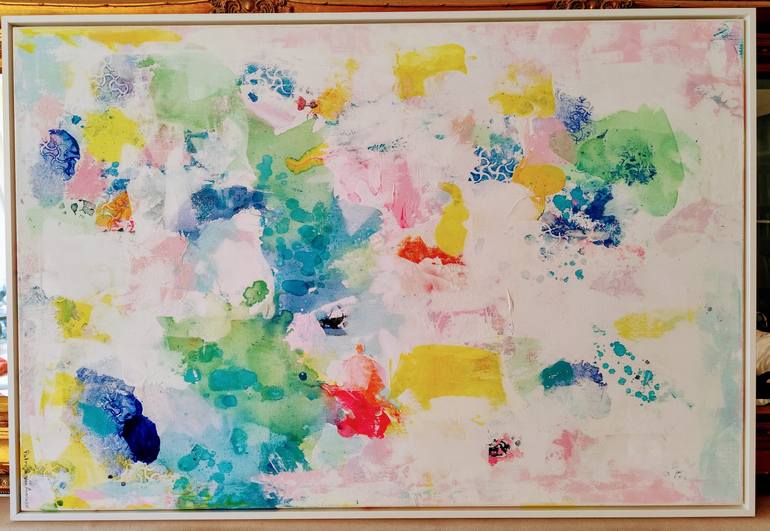 Original Abstract Expressionism Abstract Painting by Patricia Von Andersen
