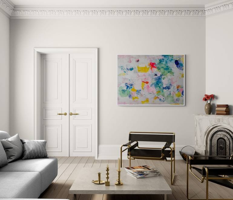 Original Abstract Expressionism Abstract Painting by Patricia Von Andersen