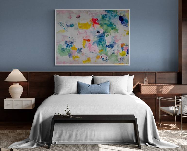 Original Abstract Expressionism Abstract Painting by Patricia Von Andersen