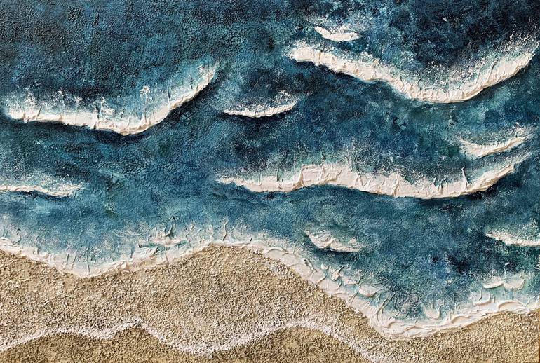Original Contemporary Beach Painting by Liza Brown