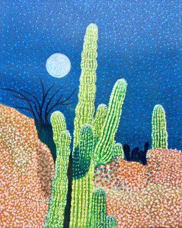 MOON OVER SAGUARO PARK thumb