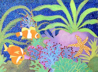 Original Modern Fish Paintings by Dulcie Dee