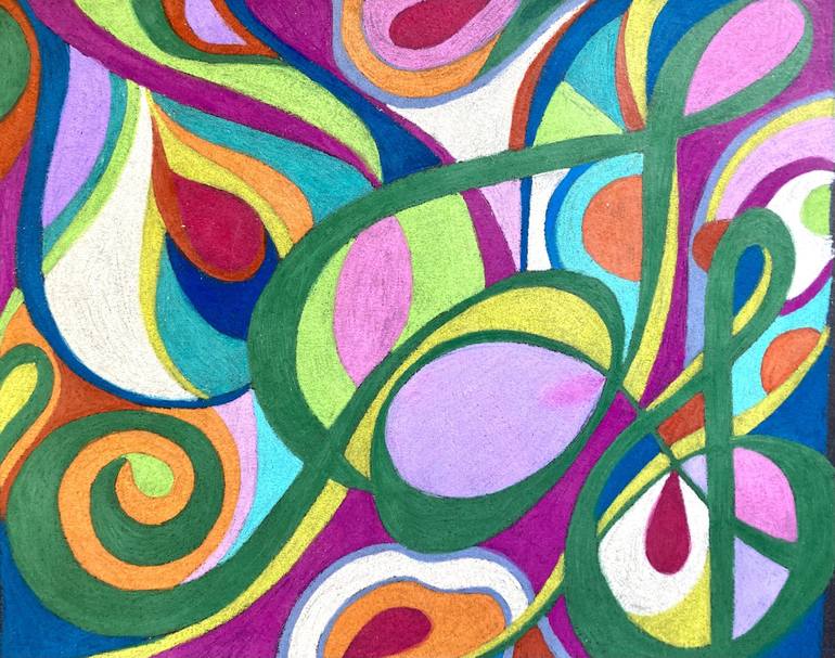 Print of Modern Abstract Drawings by Dulcie Dee