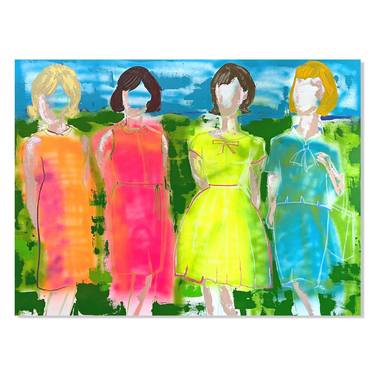 Original People Painting by Susan Havens-Morris